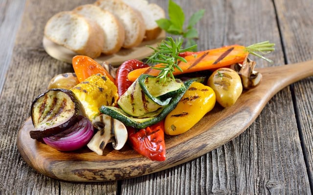 Mix de legumes na airfryer