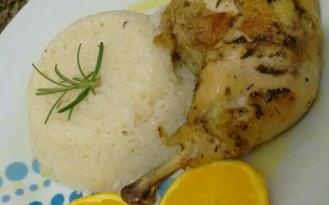 Frango Assado com Laranja