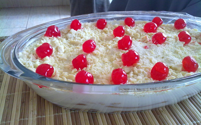 Pavê de chocolate branco