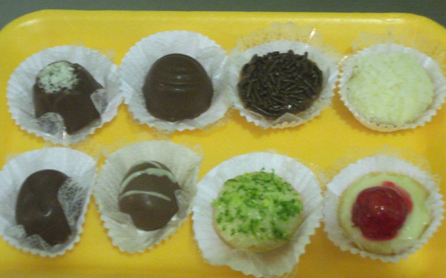 Trufas tipo Ferrero Rocher