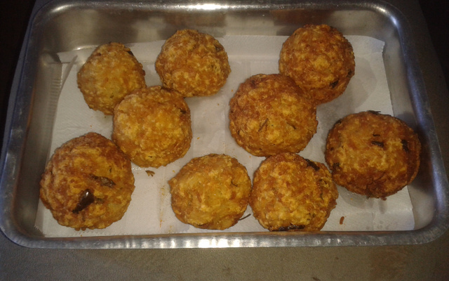 Bolinho de arroz simples da Valéria