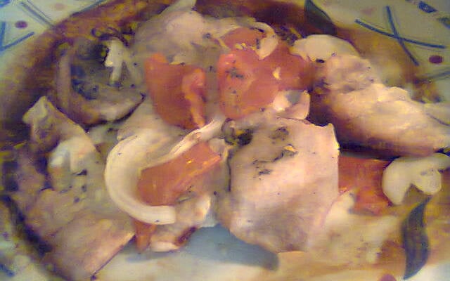 Filé de frango no micro-ondas