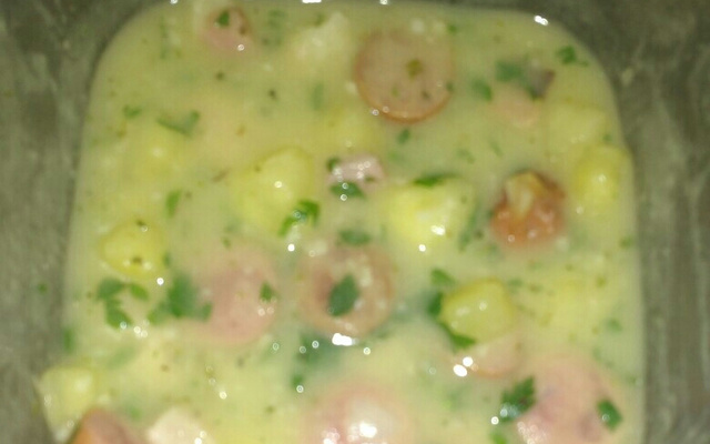 Sopa de mandioca da Lisa