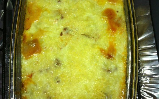 Escondidinho de Carne ao queijo