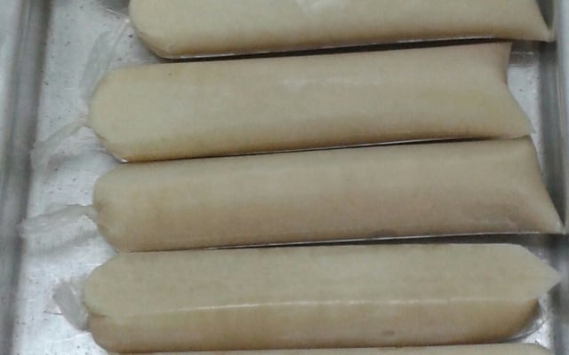 Geladinho de banana da Si