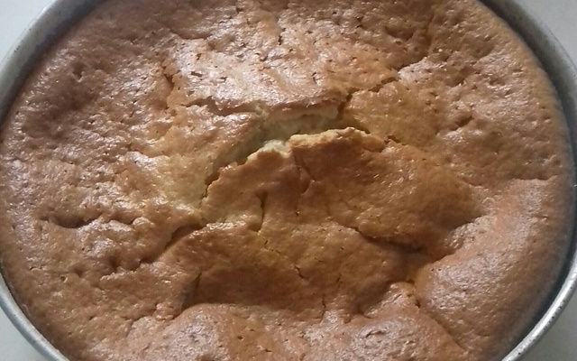 Bolo fácil de banana no liquidificador