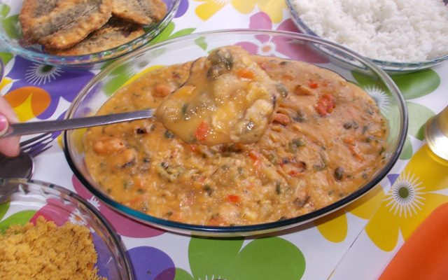 Bobó de mexilhões da Tia Léa