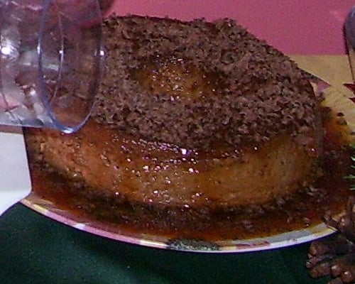 Pudim rápido de chocolate