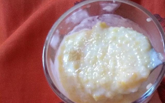 Canjica amarela doce