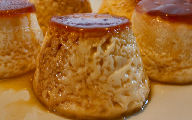 Pudim de leite de micro-ondas