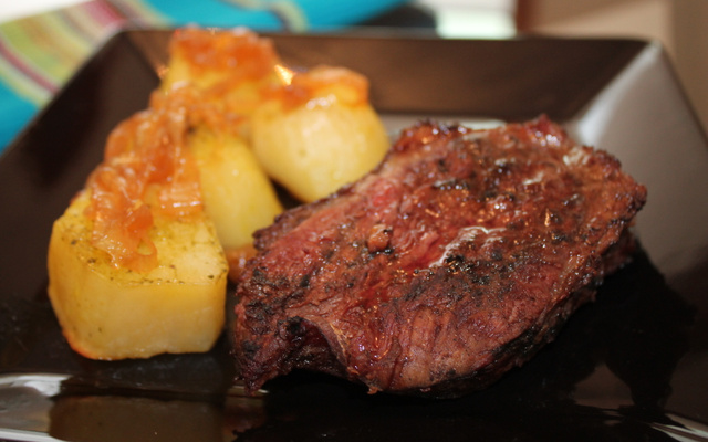 Picanha de forno na cerveja preta