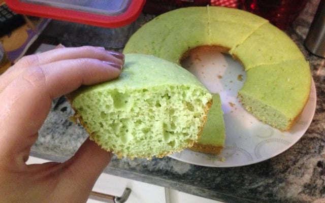 Bolo de chá verde light