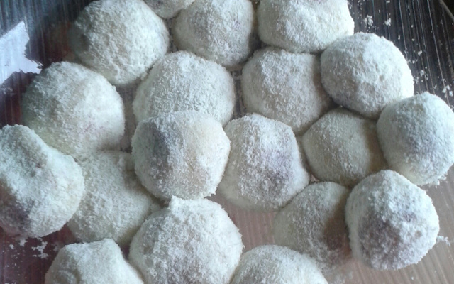 Brigadeiro de leite em pó com creme de avelã