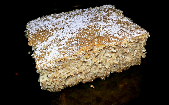 Bolo integral de maçã