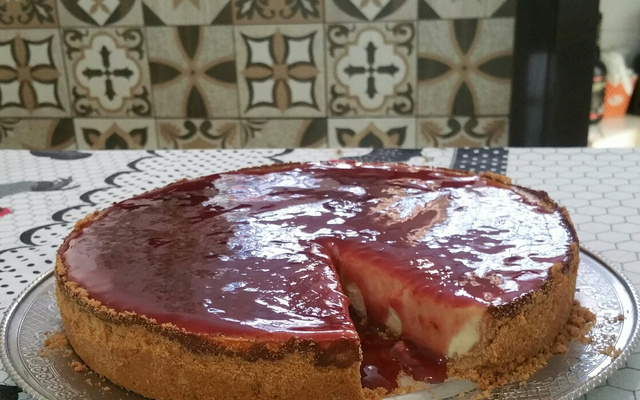 Cheesecake de amora