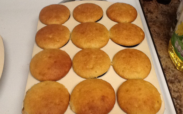 Muffin de banana com canela