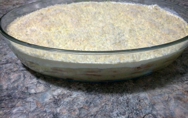 Pavê de biscoito maizena