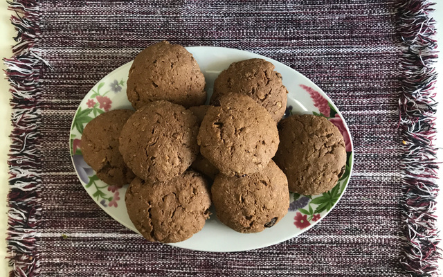 Cookie fit de pasta de amendoim