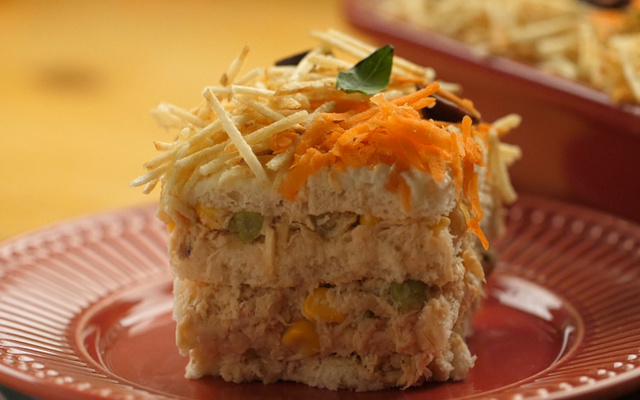 Bolo salgado prático e rápido