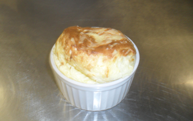 Souflé de alho-poró