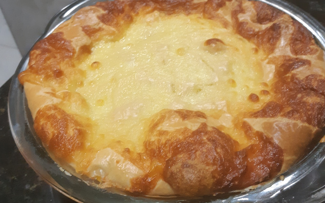 Torta de atum e requeijão