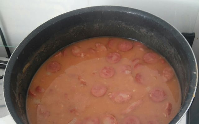 Feijão com tempero caseiro