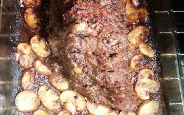 Maminha de forno com champignon