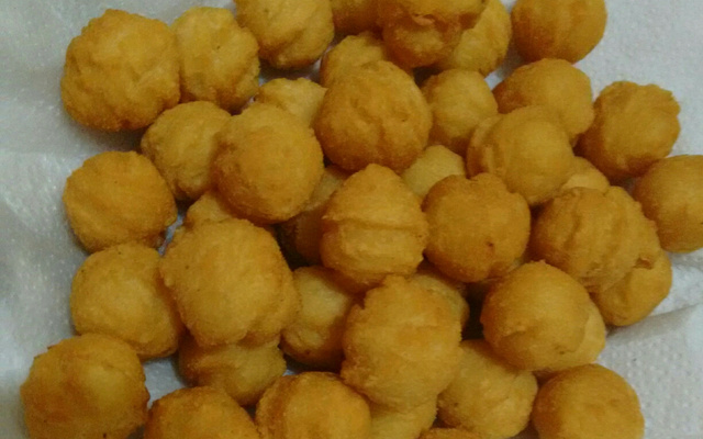 Batata bolinha frita