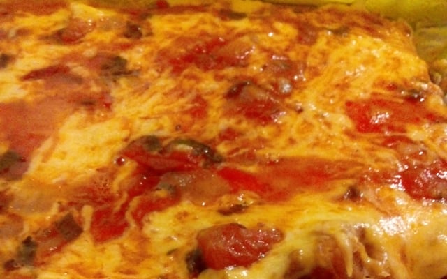 Filé de peixe à parmegiana