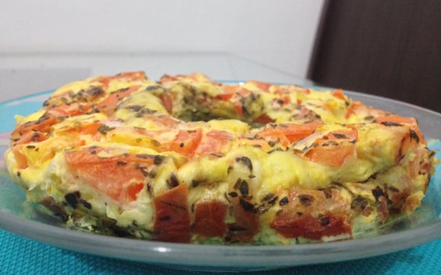 Suflê de ovo com recheio