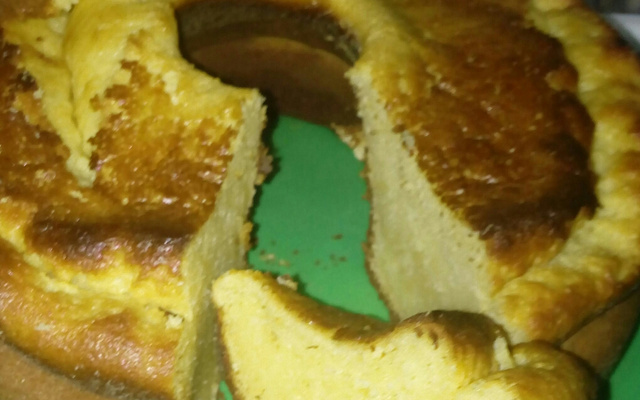 Bolo cremoso de fubá