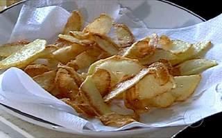 Batatas em rodelas crocrantes