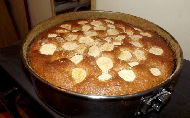 Bolo de casca de Banana