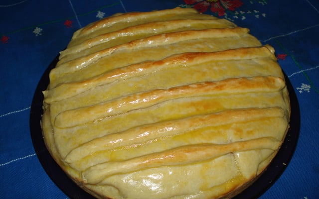 Torta cremosa de palmito