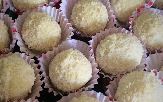 Brigadeiro de chocolate branco diet