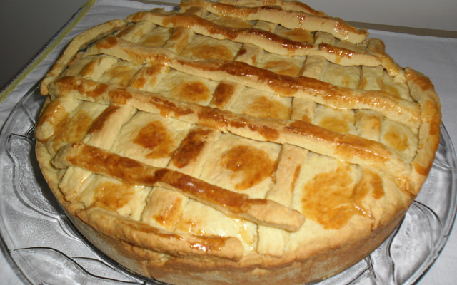 Torta cremosa de palmito