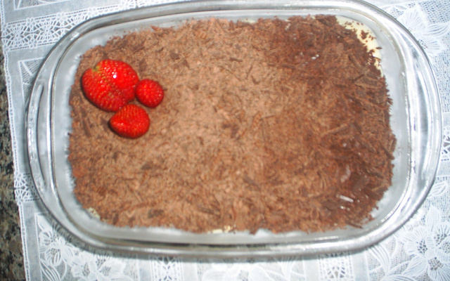 Morango ao brigadeiro