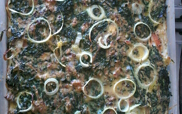 Torta de couve e repolho