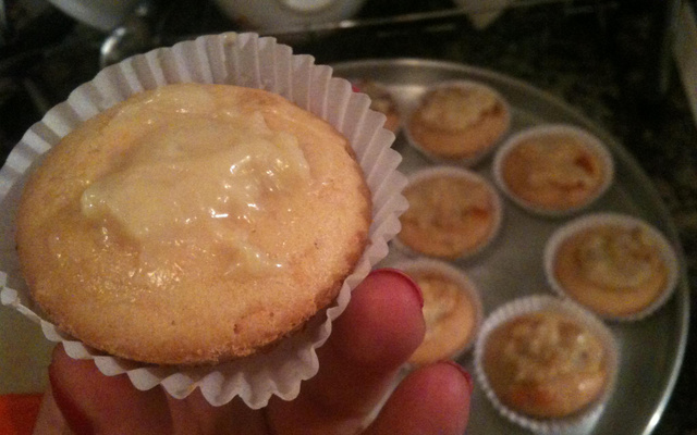 Muffin delicioso de mamão papaia