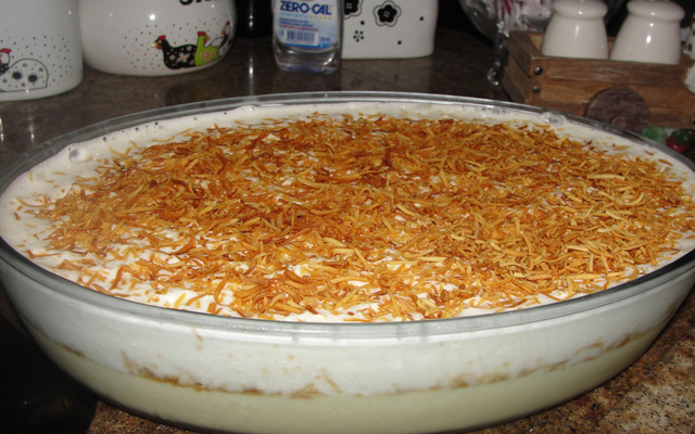 Pavê de coco queimado