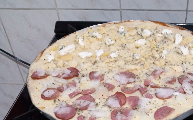 Pizza de aipim