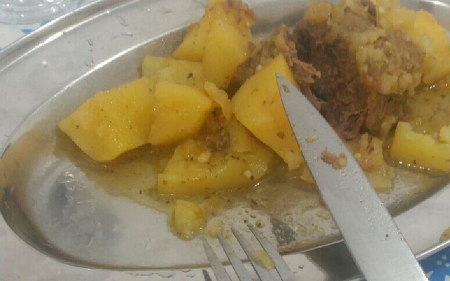 Carne com laranja