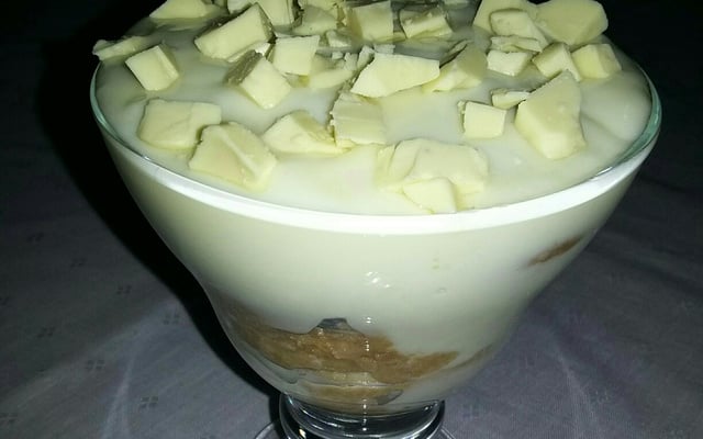 Pavê de chocolate branco