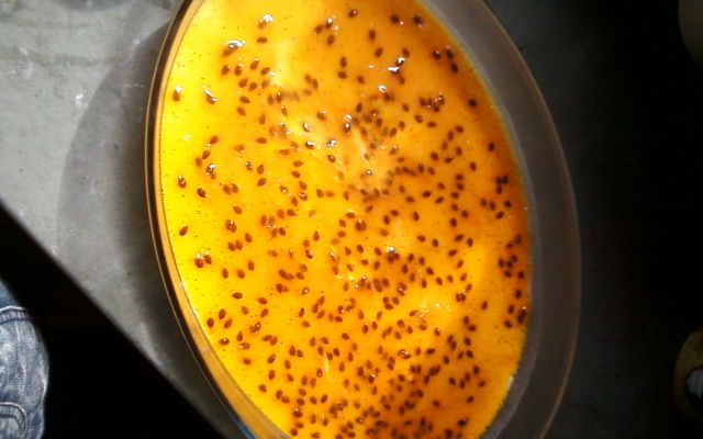 Mousse de maracujá cremosa