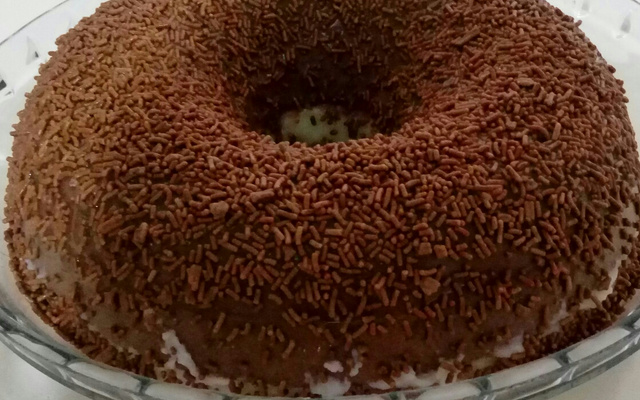 Brigadeirão ao banho-maria