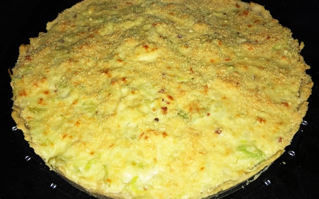 Torta de alho poró