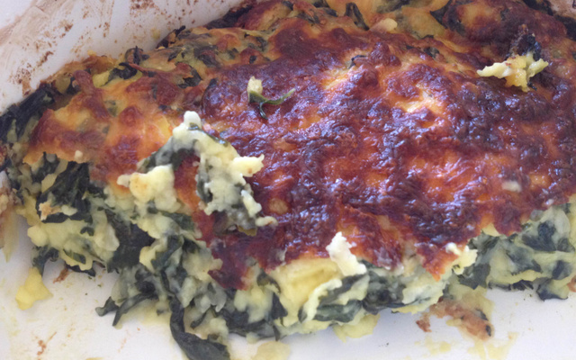 Souflé de espinafre