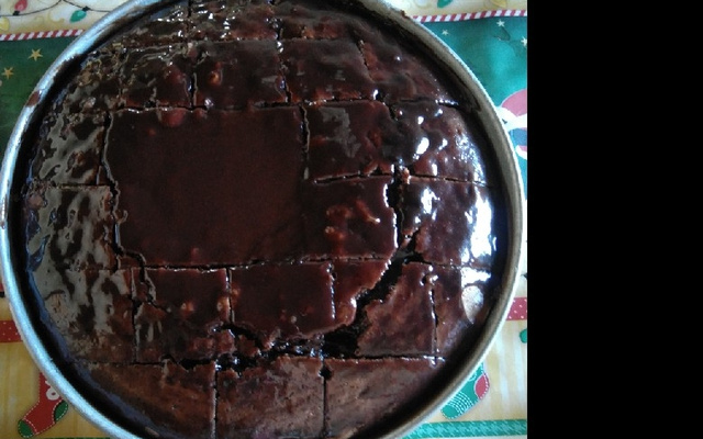 Bolo de chocolate muito fácil