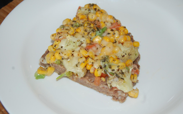 Quiche de carne moída à jardineira