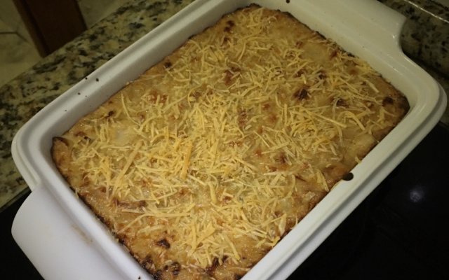 Frango cremoso com alho poró